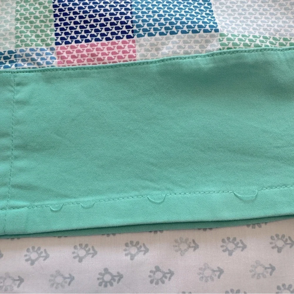 Vineyard Vines Girls/Womens Colorblock Whale Mini Dress